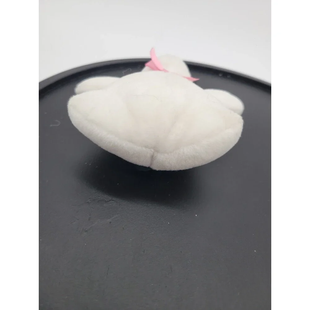 Vintage 1990 Hallmark Rabbit Bunny White w/ Black and Pink Ears Mini 6